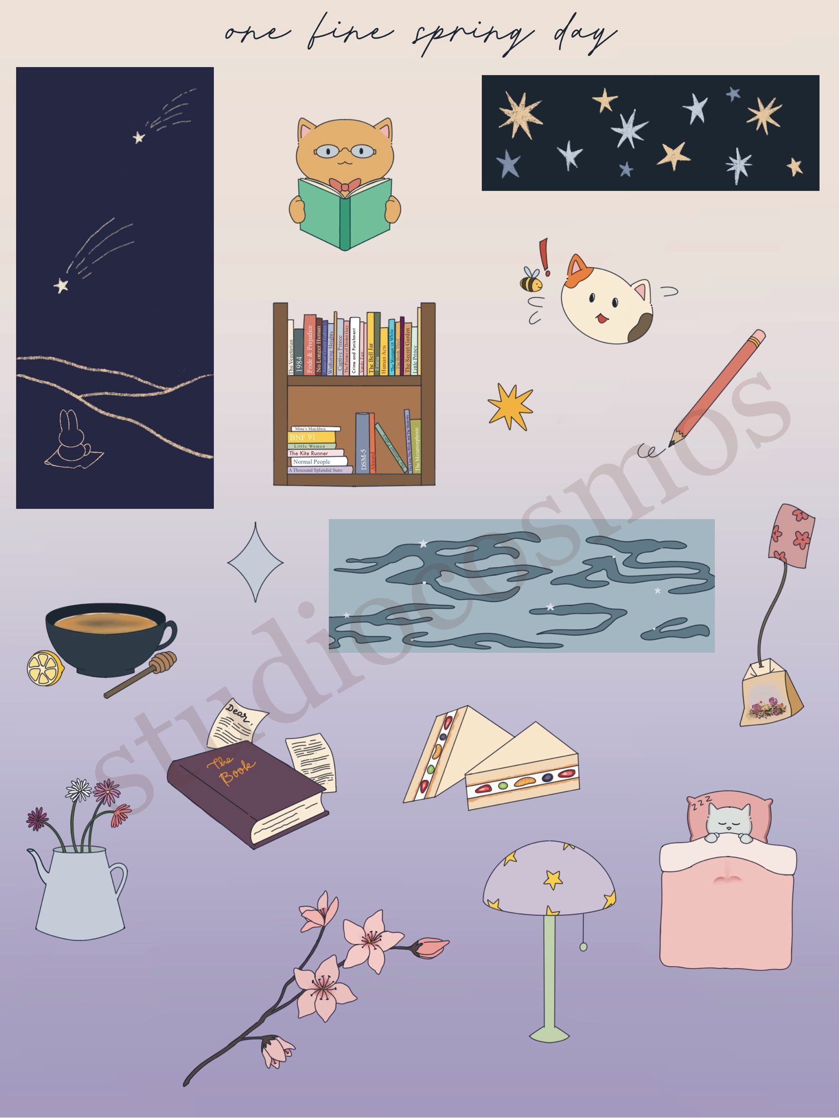Spring: Sticker Sheet product image (1)