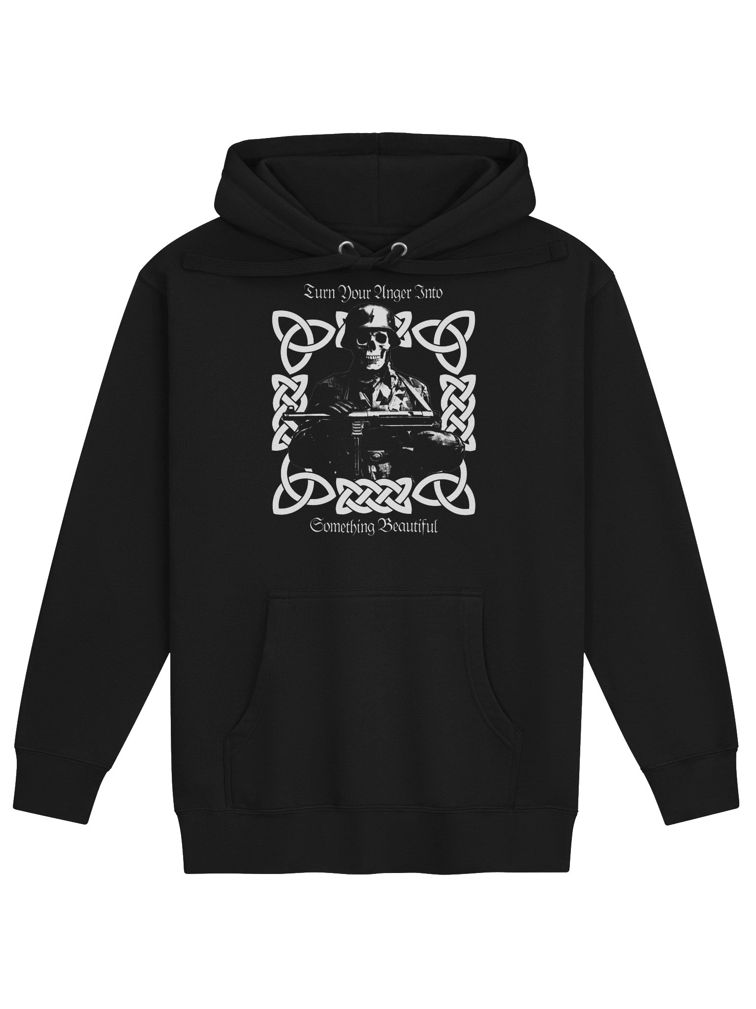 ANGER INTO BEAUTY HOODIE BACKPRINT product image (1)