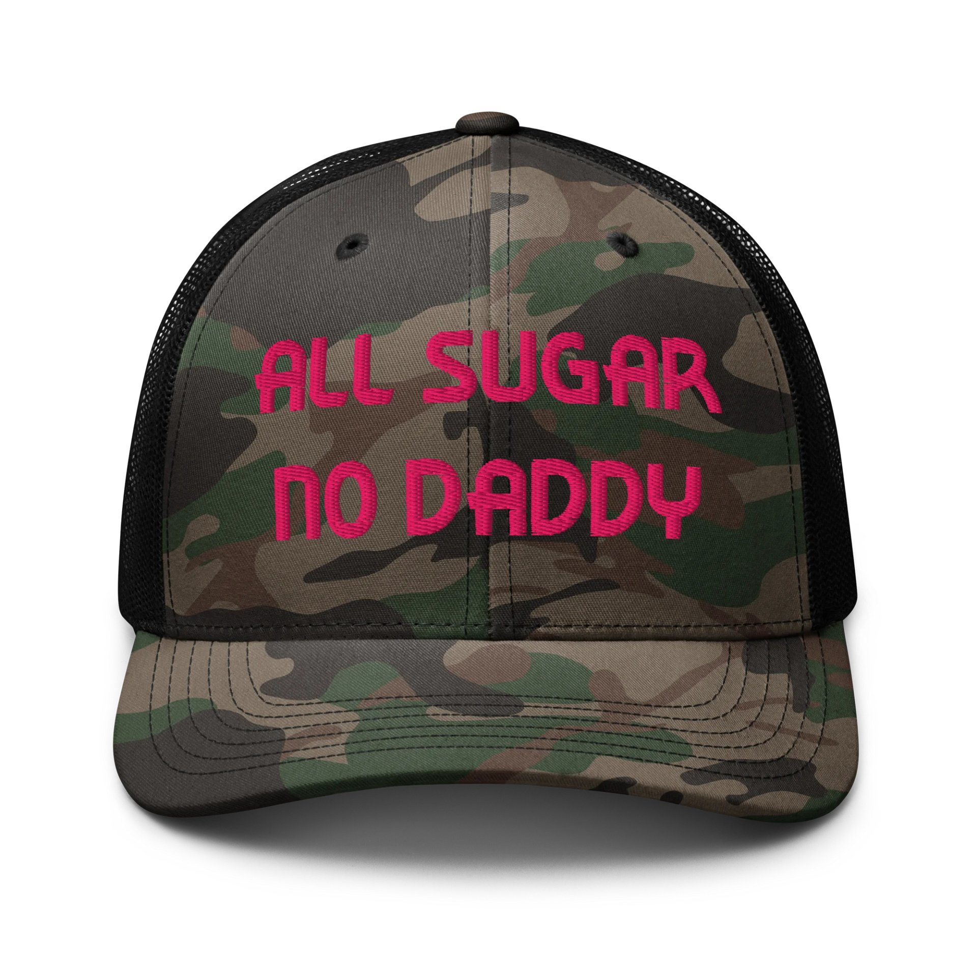 ALL SUGAR Camo Trucker Hat product image (1)