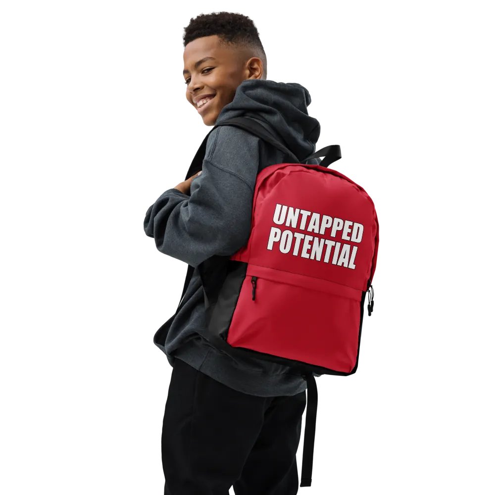 Untapped Potential Red Large Print Back Pack product image (11)
