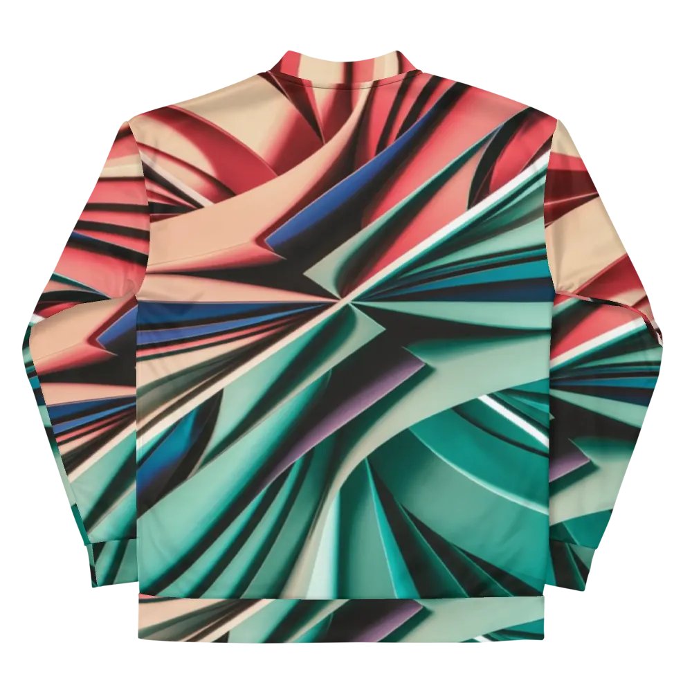 Exclusive Abstract Art Unisex Bomber Jacket - TDS Music Original Design product image (12)