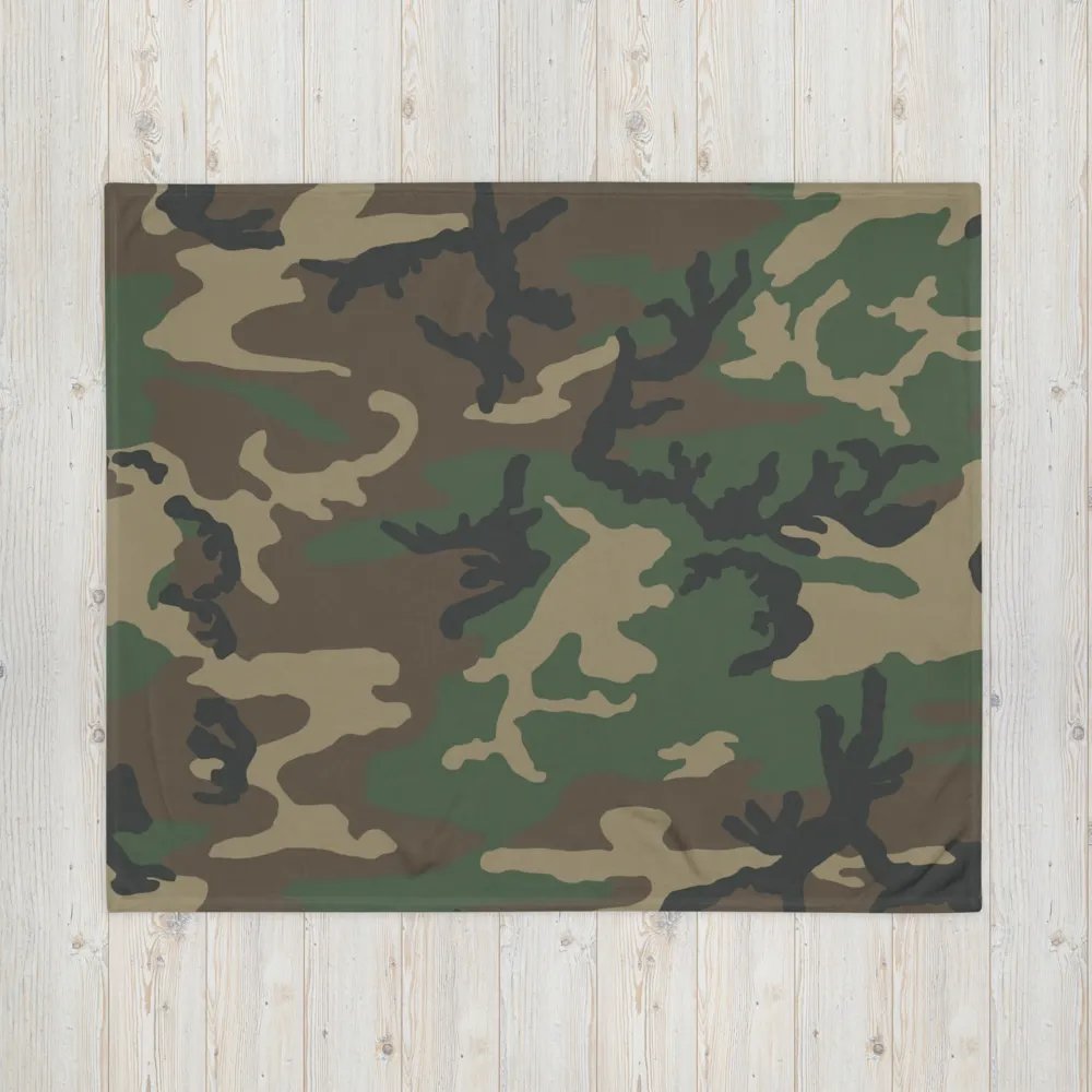 "CIF" Camouflage Comfort Throw Blanket product image (4)
