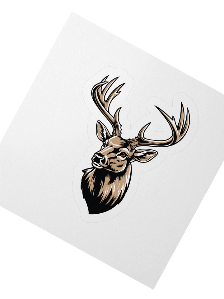 whitetaildeer sticker product image (7)