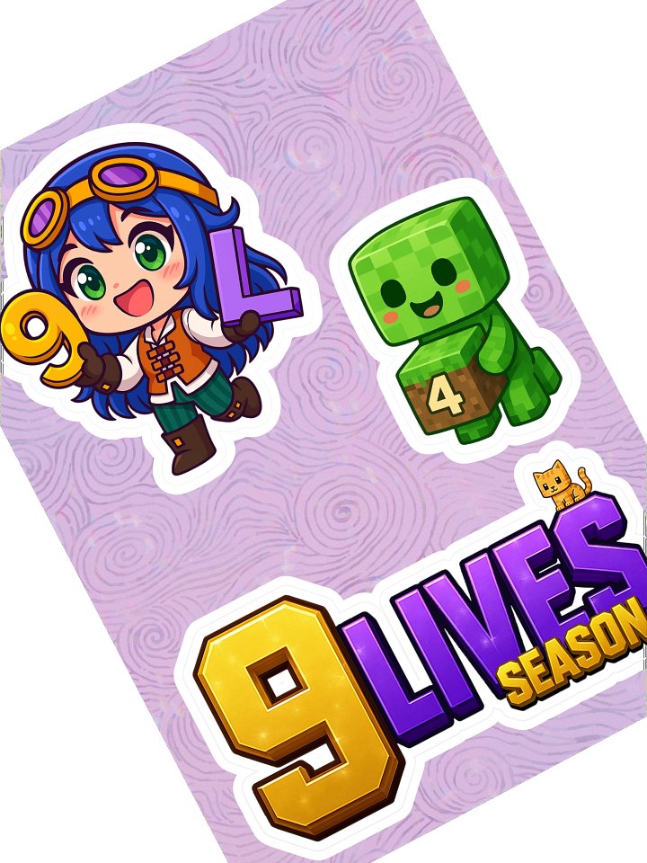 9LS4 Sh4d0wK1tty Sticker Sheet product image (2)