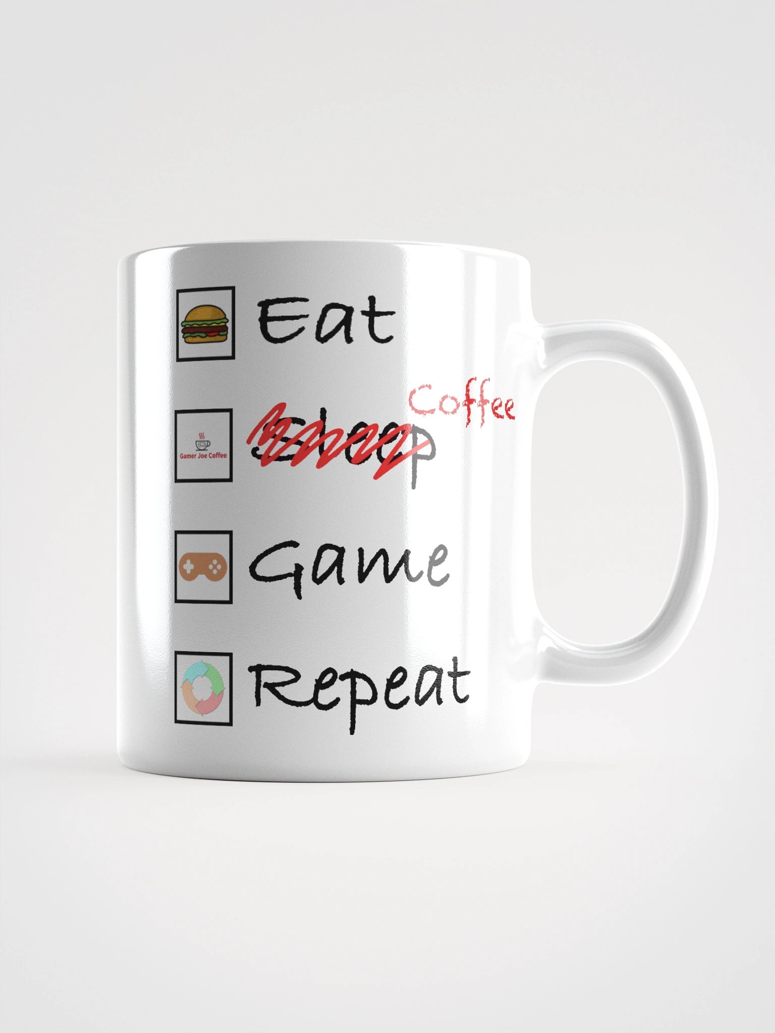 Eat, Coffee, Game, Repeat - Mug product image (3)