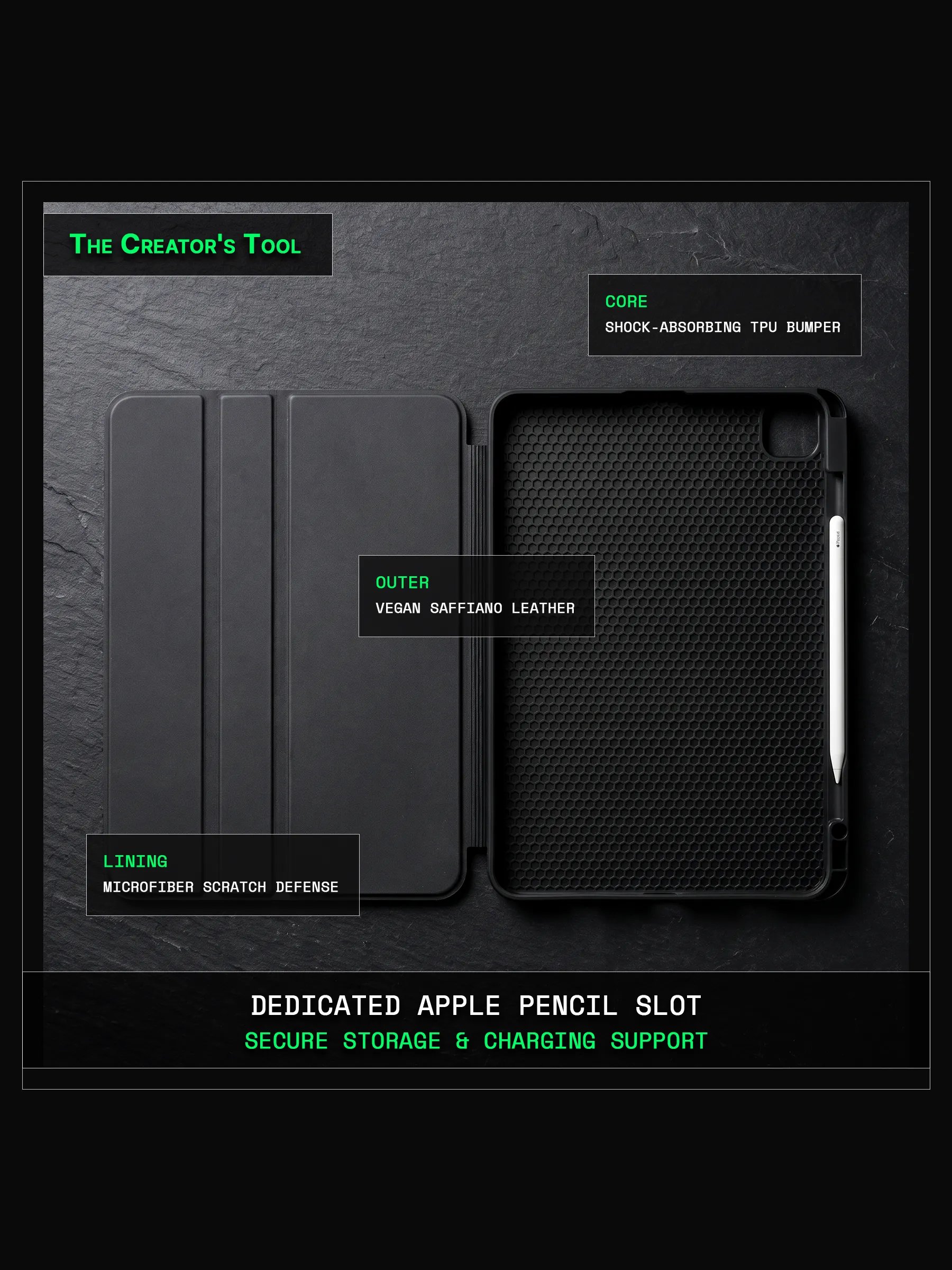 Artifact 01: Liquid Aum Resonance - Protective iPad Hardshell product image (2)