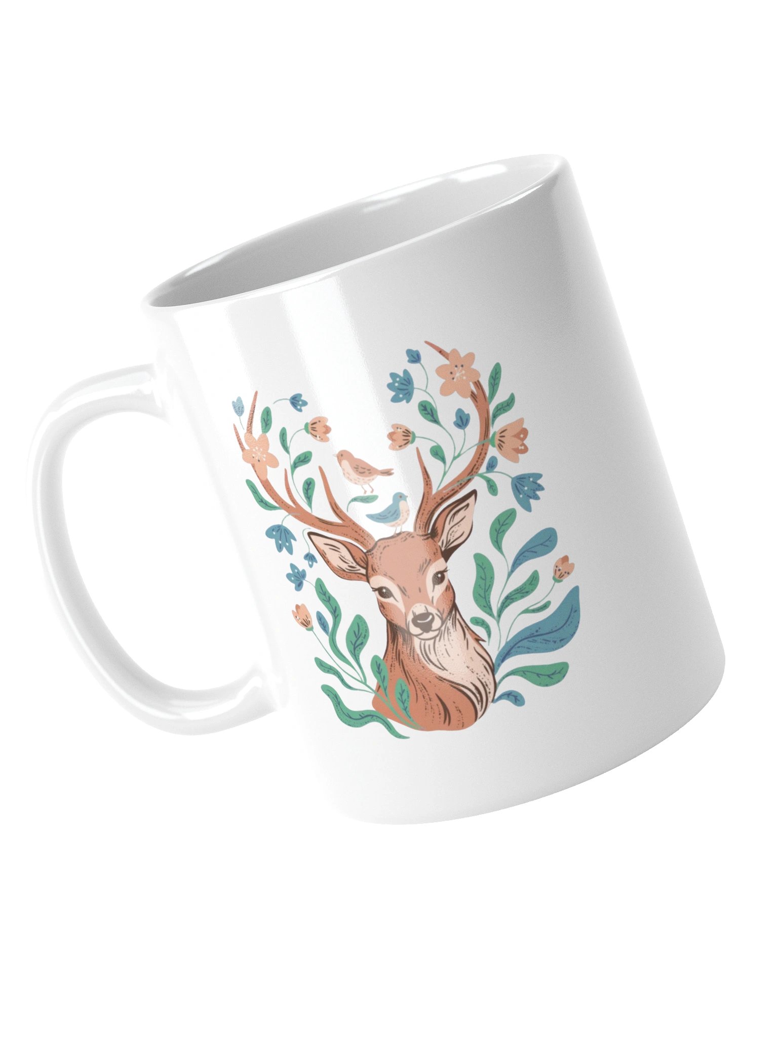 Deer in Wildflowers Coffee Mug product image (14)