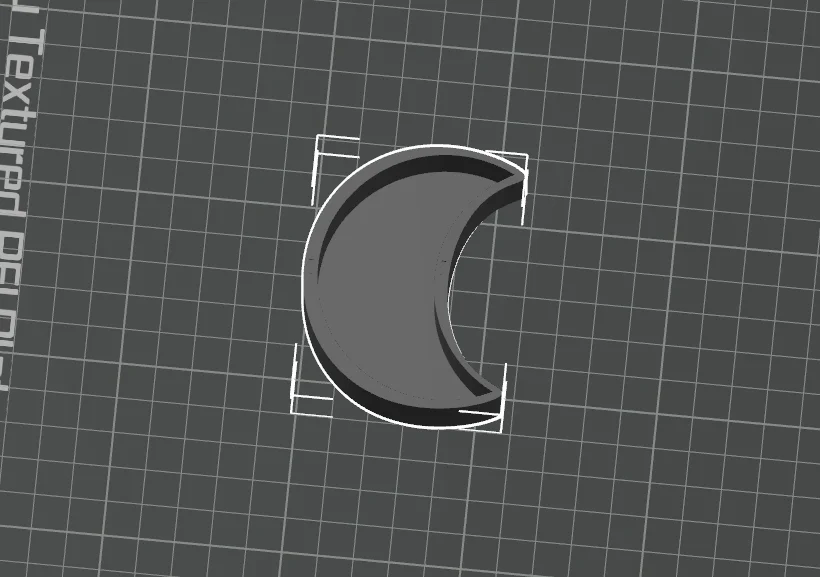 STL File - 3D printable half moon mold product image (3)