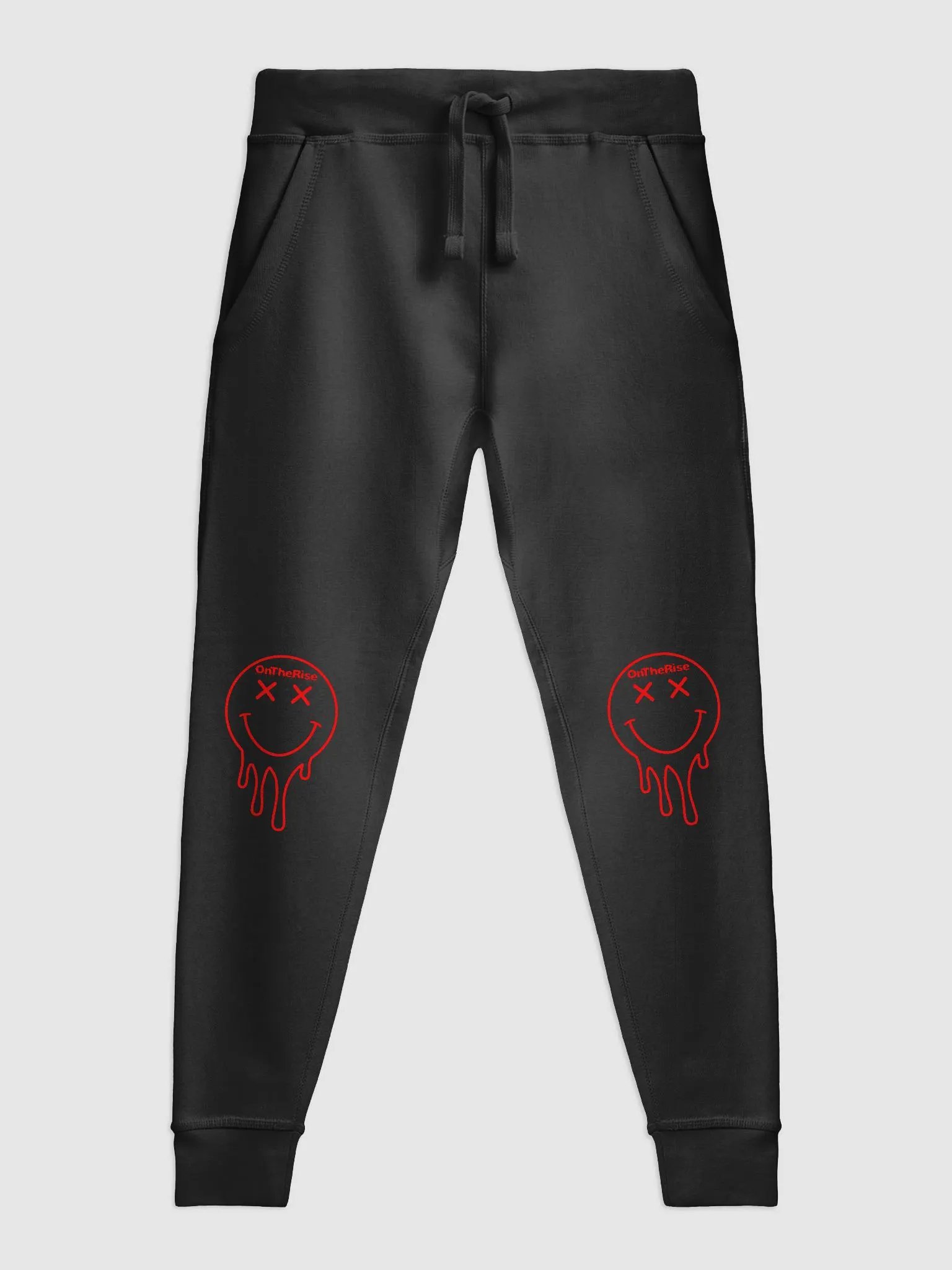 Red Smiley Face Sweatpants product image (1)
