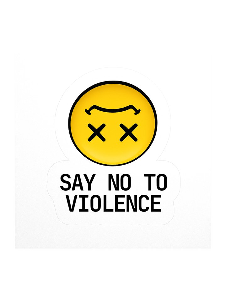 Dead Smiley Sticker product image (1)