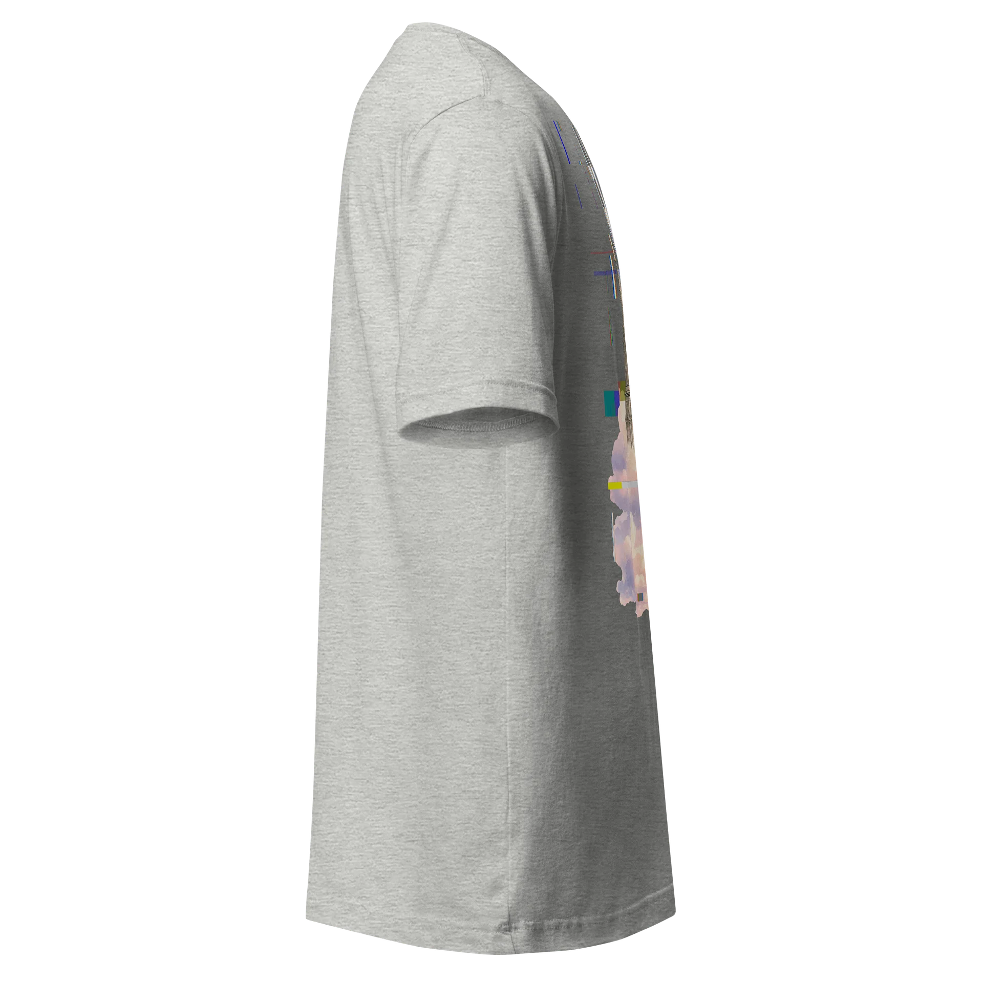 Sacred architecture, corrupted transfer t-shirt product image (12)