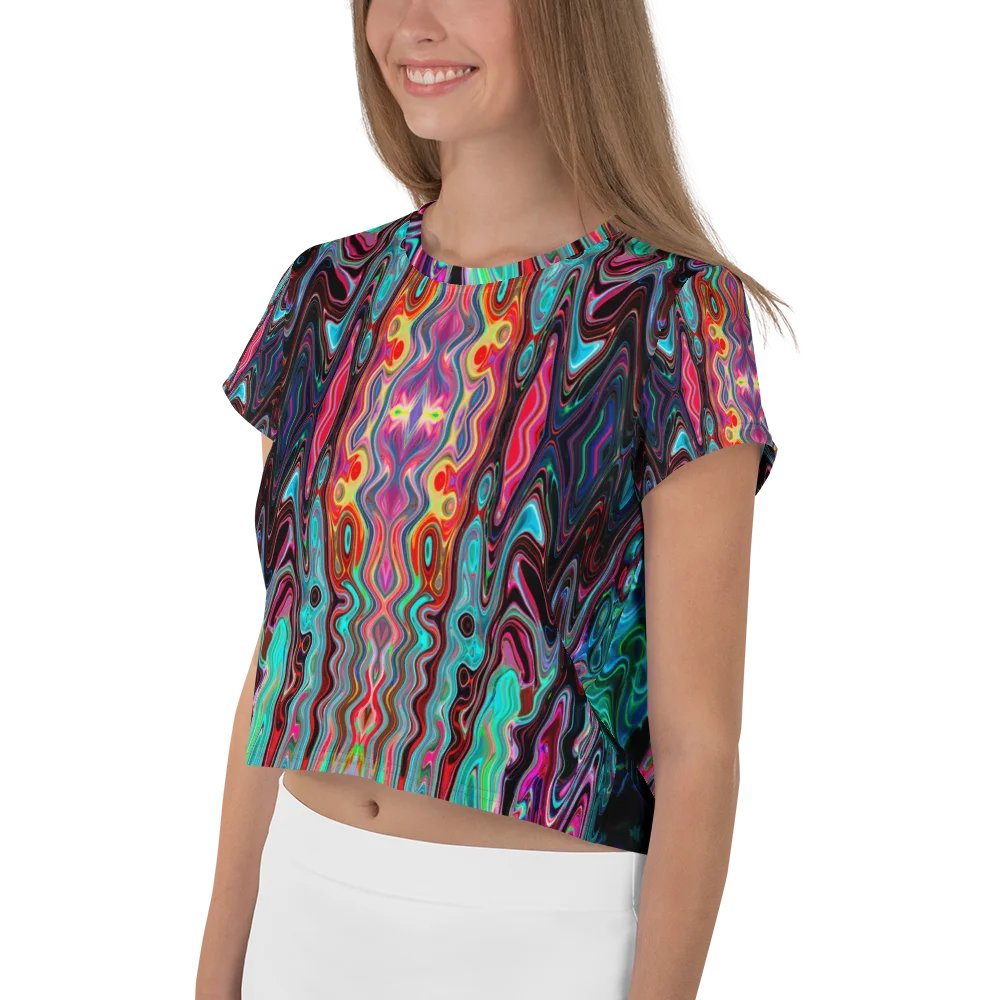 RADIANT RESONANCE | AMPLIFIED CROP TEE product image (3)