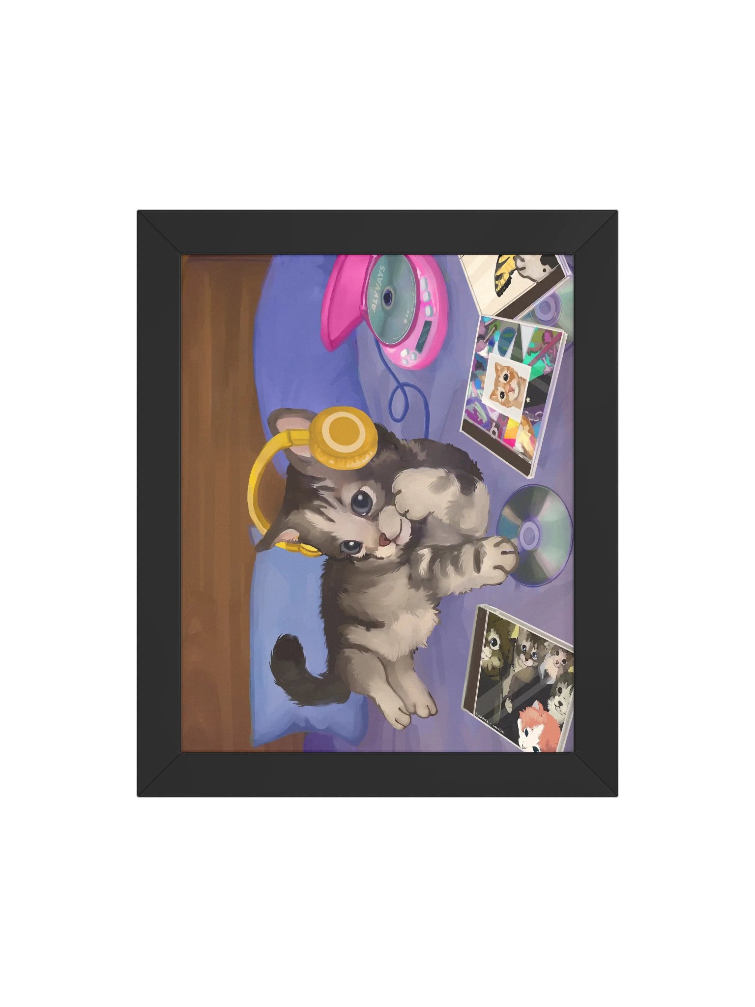 Framed poster Nostalgic Cat product image (4)