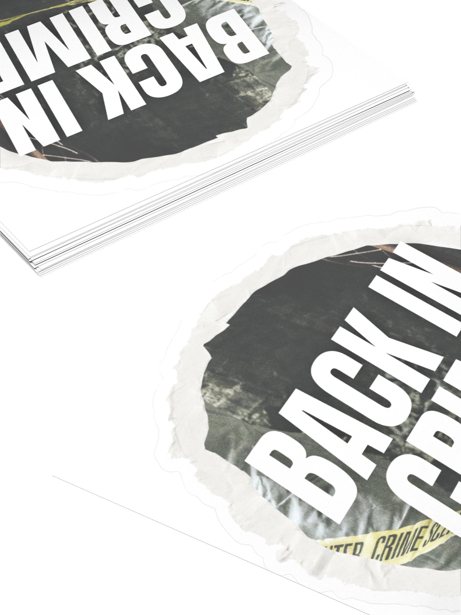 Back in Crime sticker product image (7)