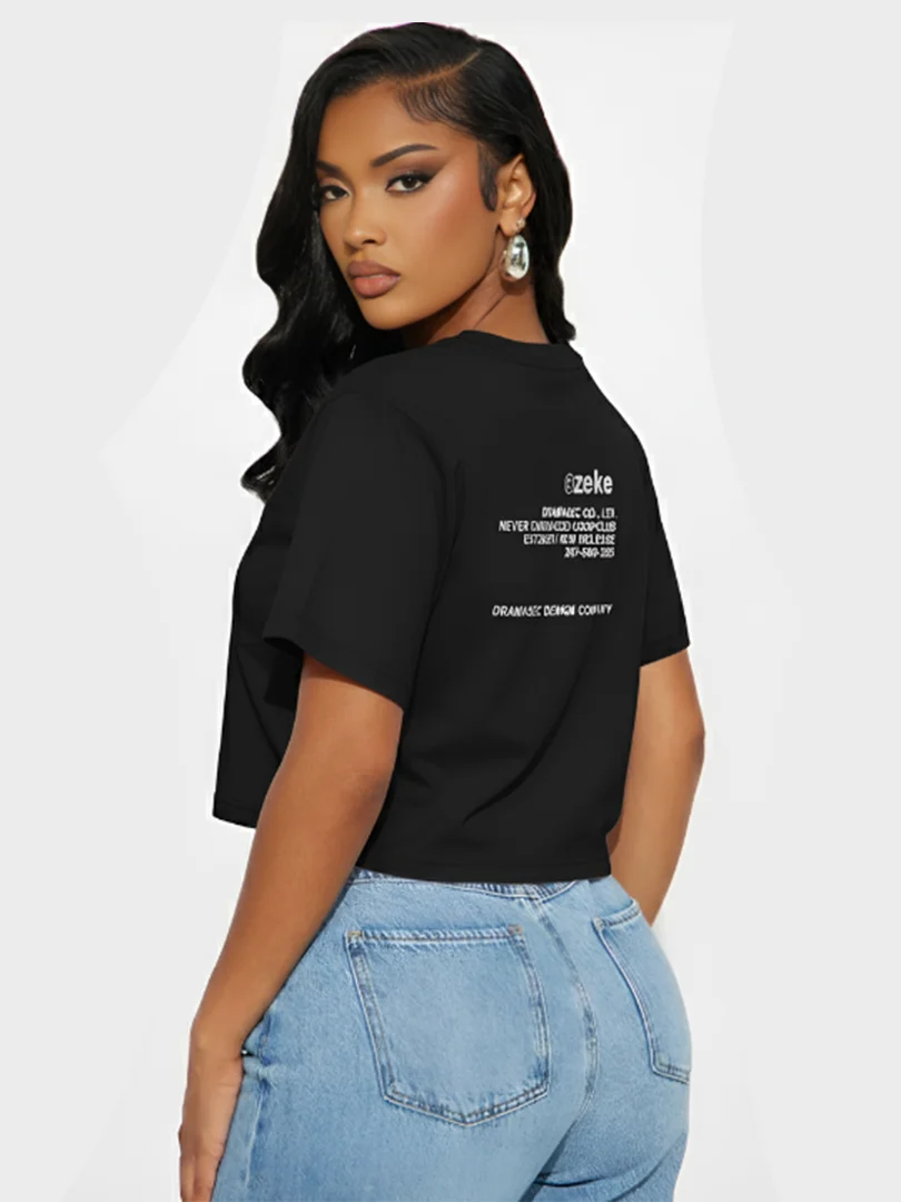 DRAMATIC ROSE x DARK CROP TOP product image (2)