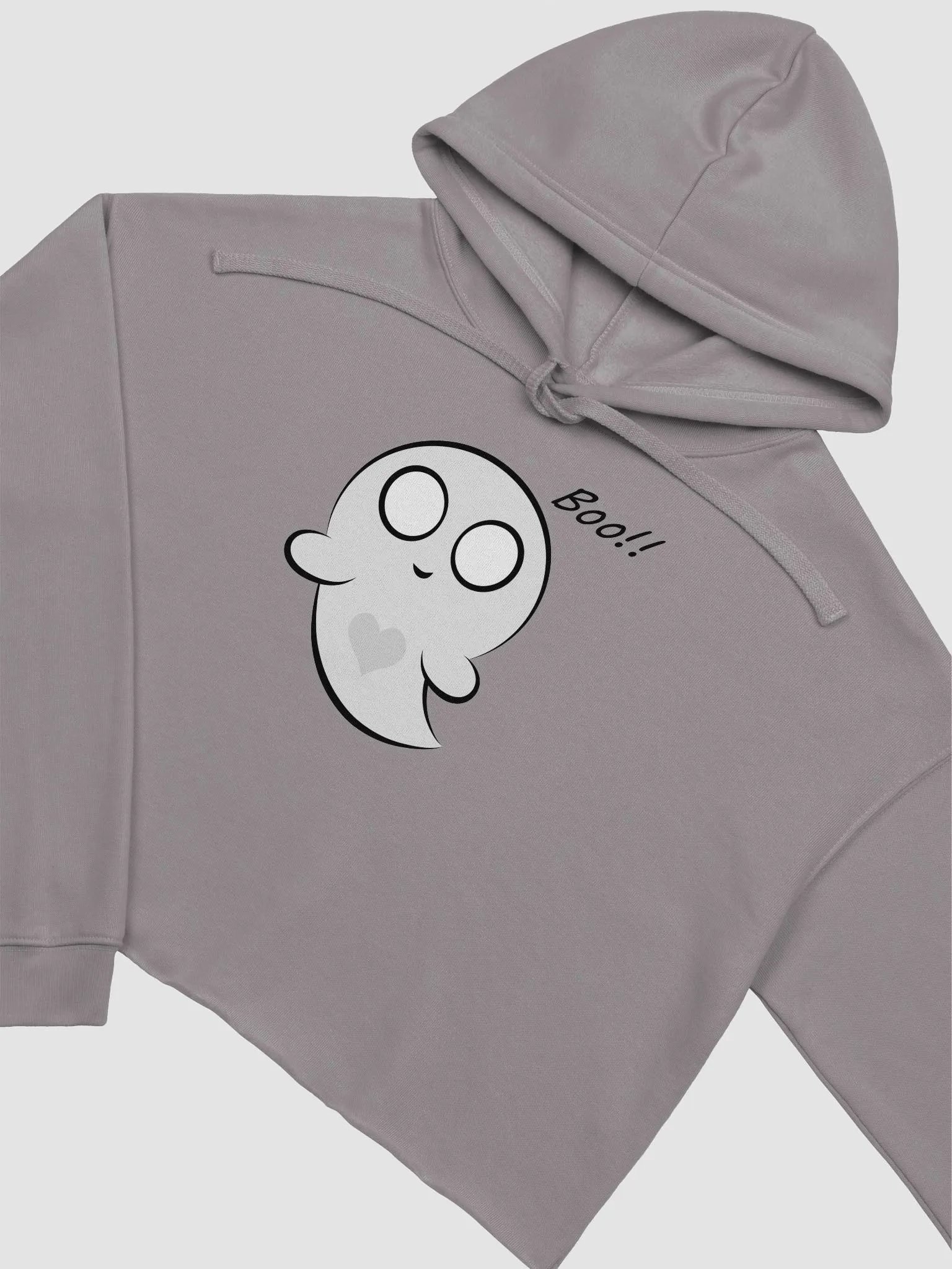 Buu Heart Fleece Crop Hoodie product image (2)