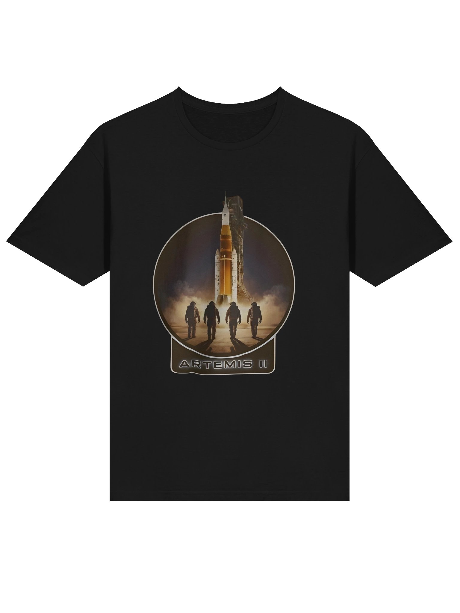 Artemis II Mission Crew Tribute Shirt – NASA SLS Moon Launch Viral Tee product image (2)