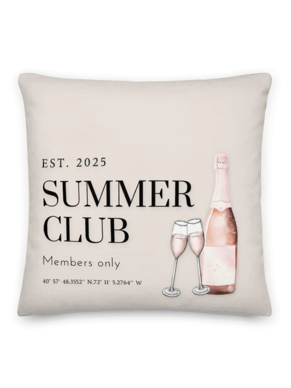 SUMMER CLUB - BAR PILLOW - Happy Hour Cocktail Kissen product image (1)
