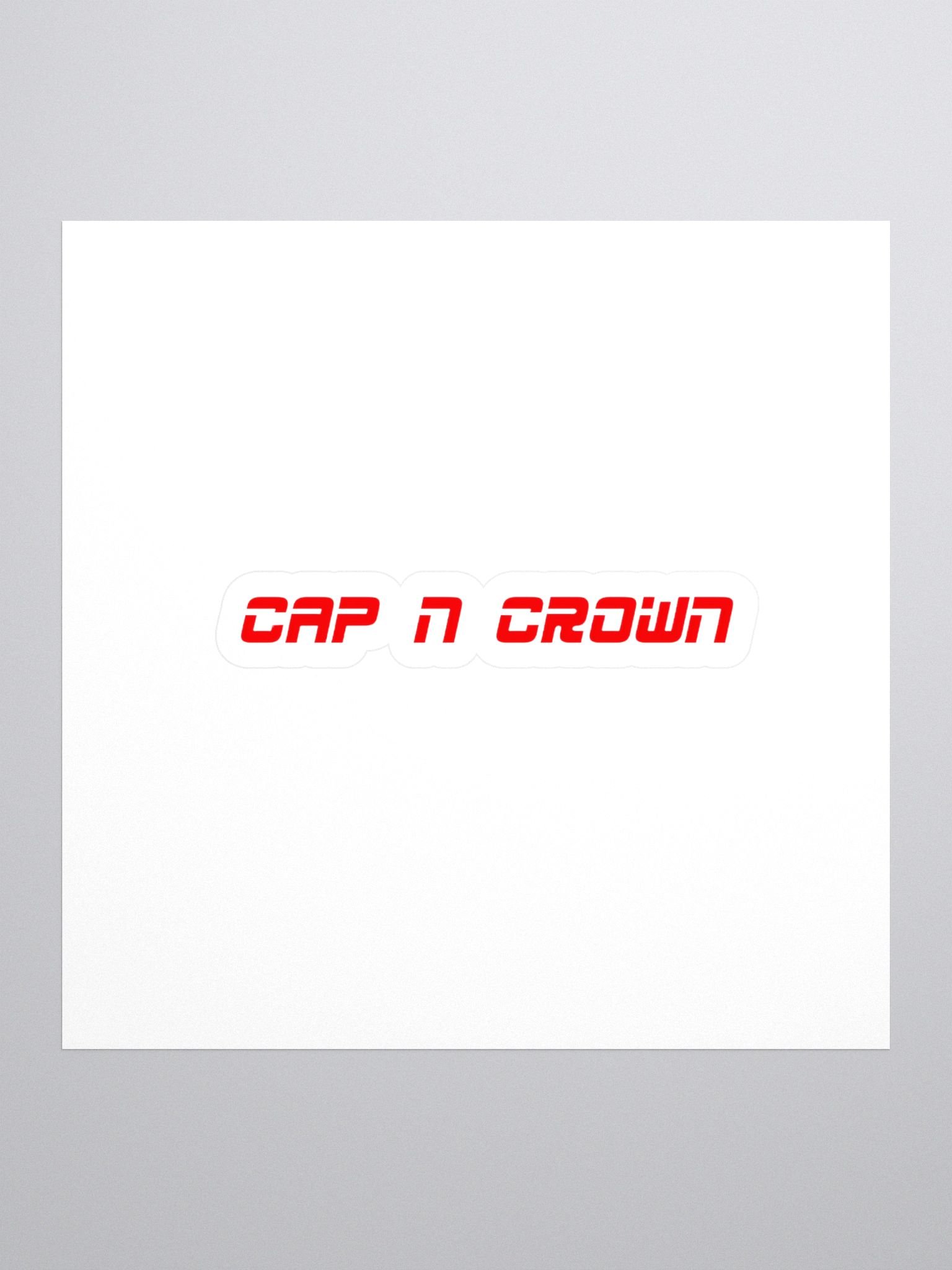 Cap N Crown Sticker (ESPN) product image (1)