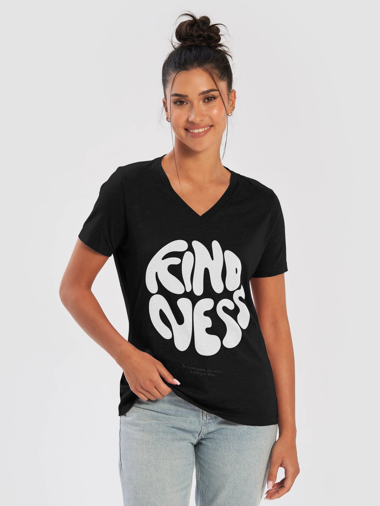 Kindness V-Neck Tee product image (51)