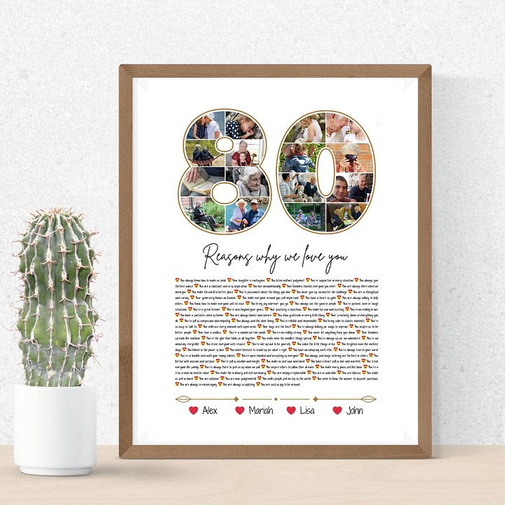 80 Reasons Why We Love You Canva Template product image (2)