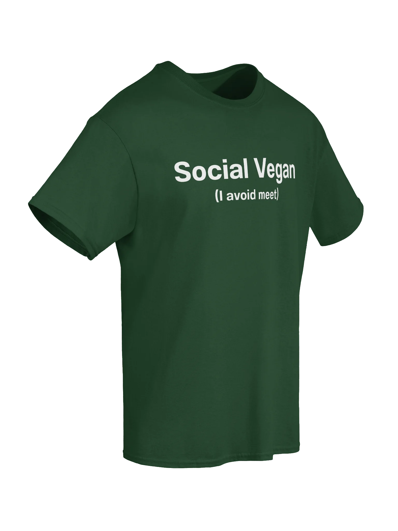 Social Vegan (I avoid meet) Unisex Shirt product image (63)