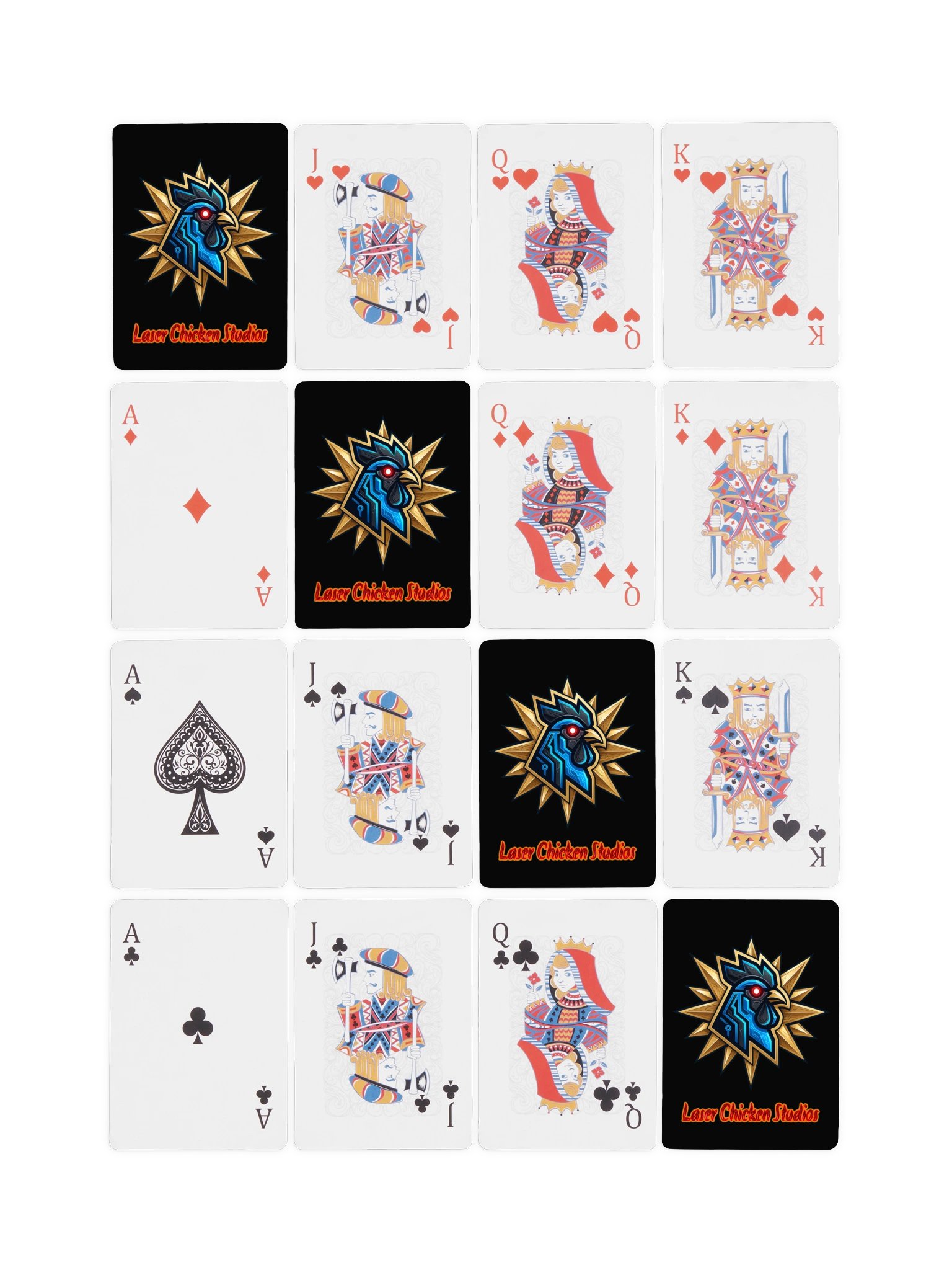 Laser Chicken Studios Poker Playing Cards product image (5)