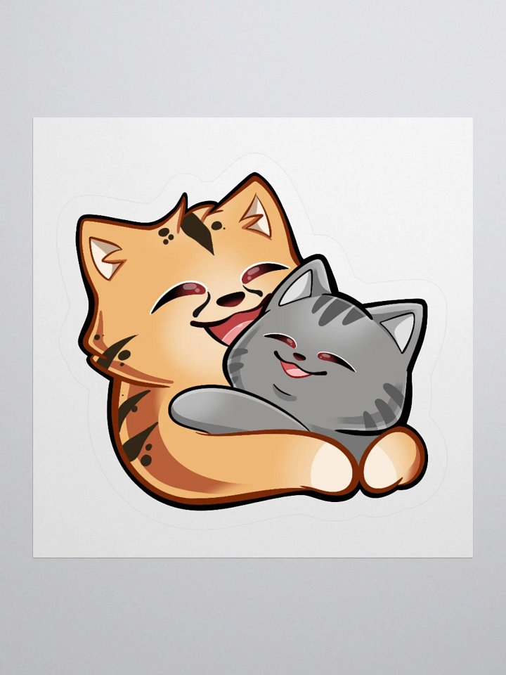 Cheetah x Piko Hug Sticker product image (1)