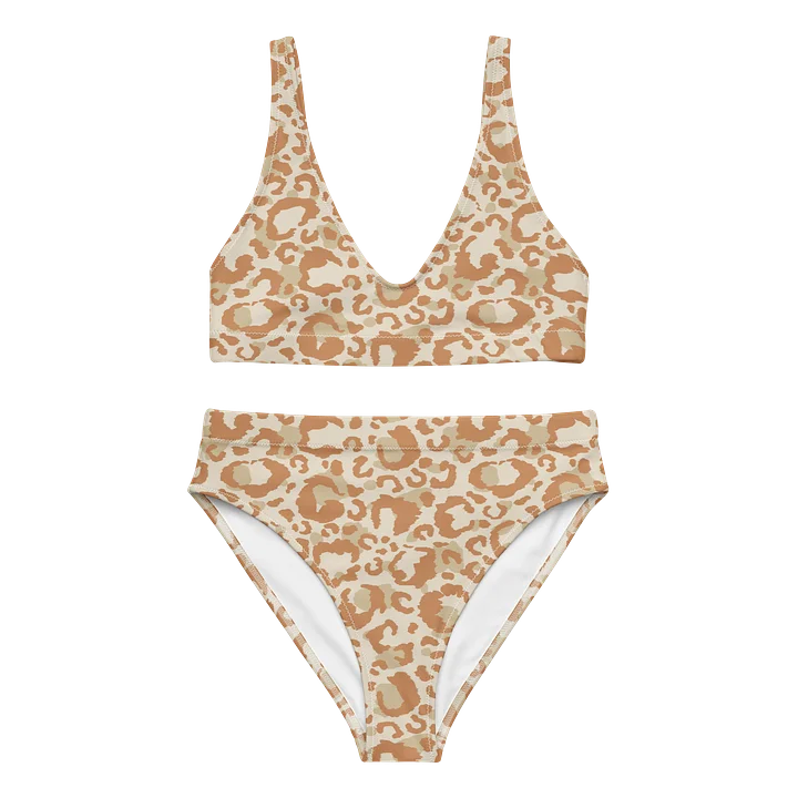 Leopard Print Recycled Bikini Set Eco-Friendly Swimwear product image (1)