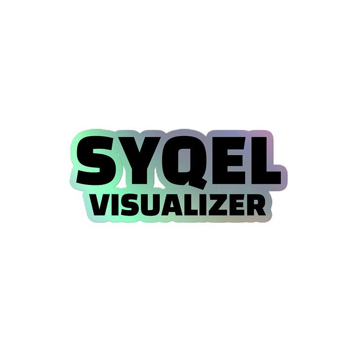 SYQEL Visualizer Pro Decal (Holographic Edition) product image (2)