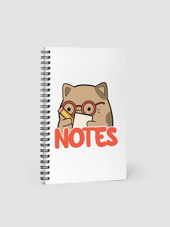 Potato Cat spiral notebook - White product image (1)