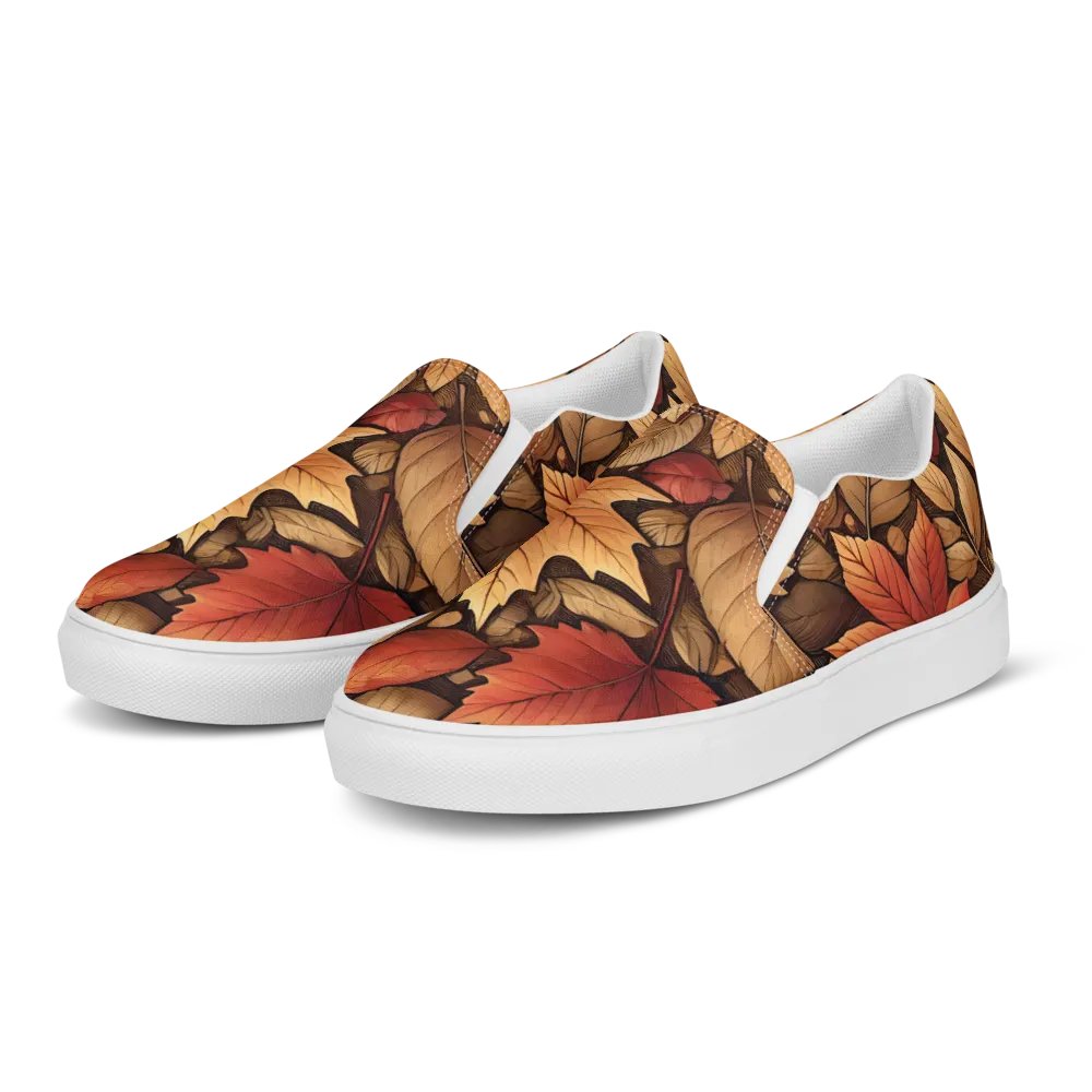 Autumn Leaves Women's Slip-On Shoes product image (3)