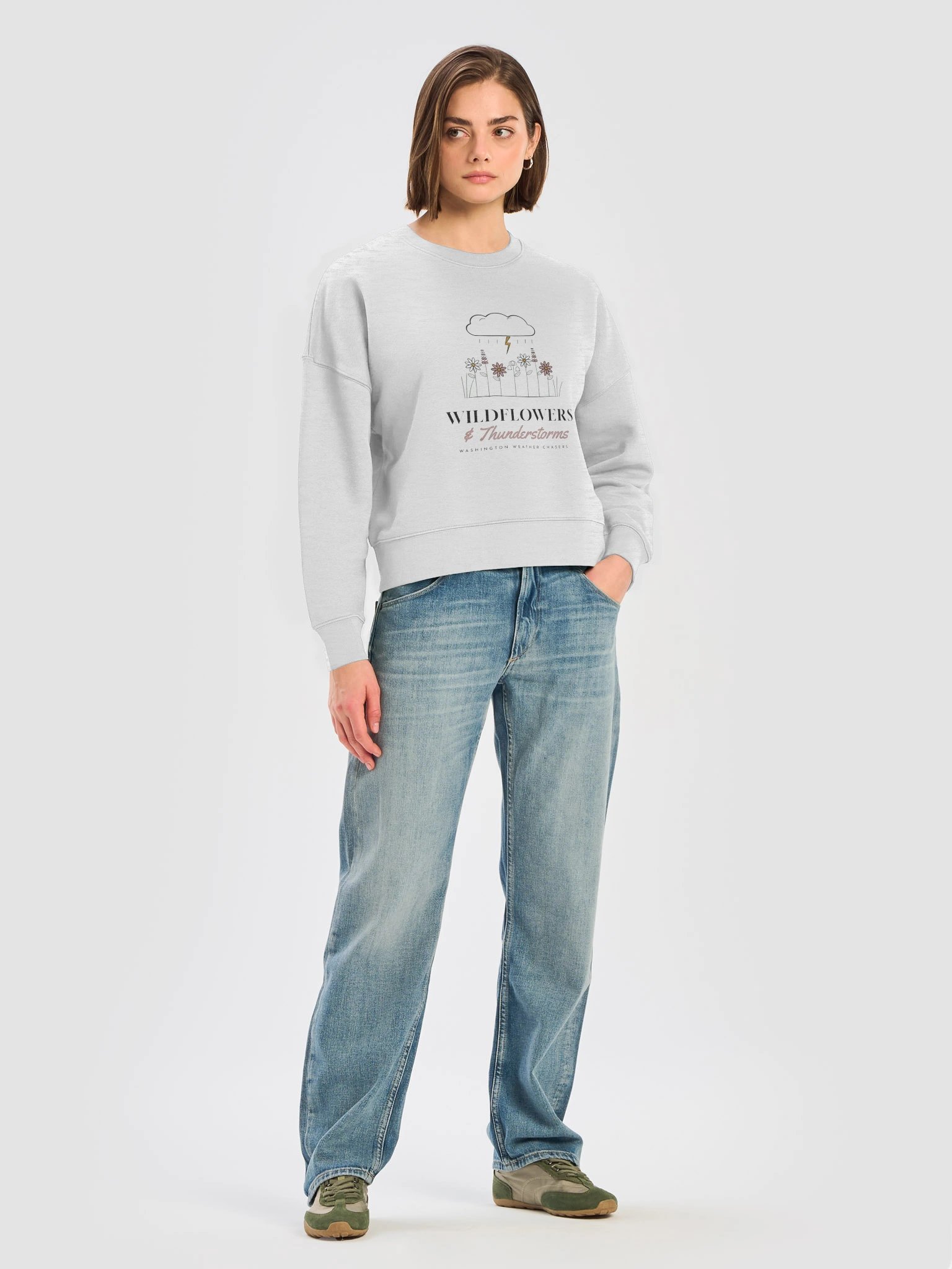 Wildflowers & Thunderstorms Organic Crewneck product image (9)