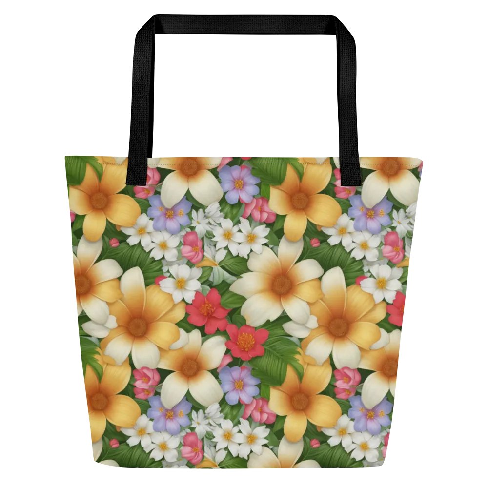 Bold Floral All Over Print Tote Bag product image (2)