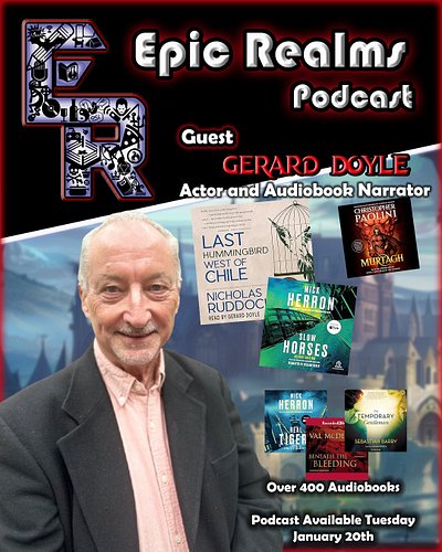 This weeks podcast episode features Broadway actor and audiobook legend Gerard Doyle! This was an AMAZING episode you don't w...