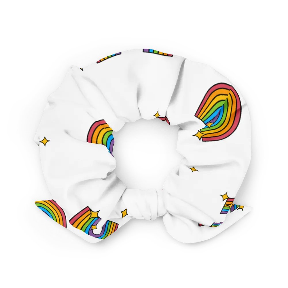 Starry Rainbow All-Over Print Scrunchie product image (2)