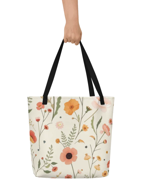 SUMMER FLOWER GARDEN SHOPPING BAG - Blumengarten Einkaufstasche product image (8)