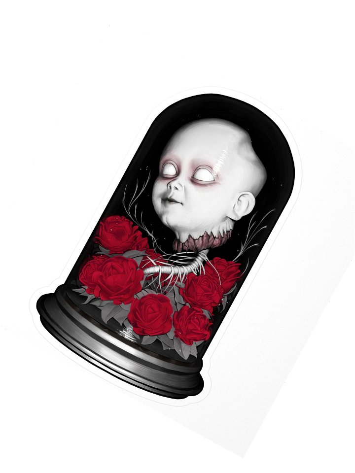 SPECIMEN CLOCHE 5X5 STICKER product image (2)