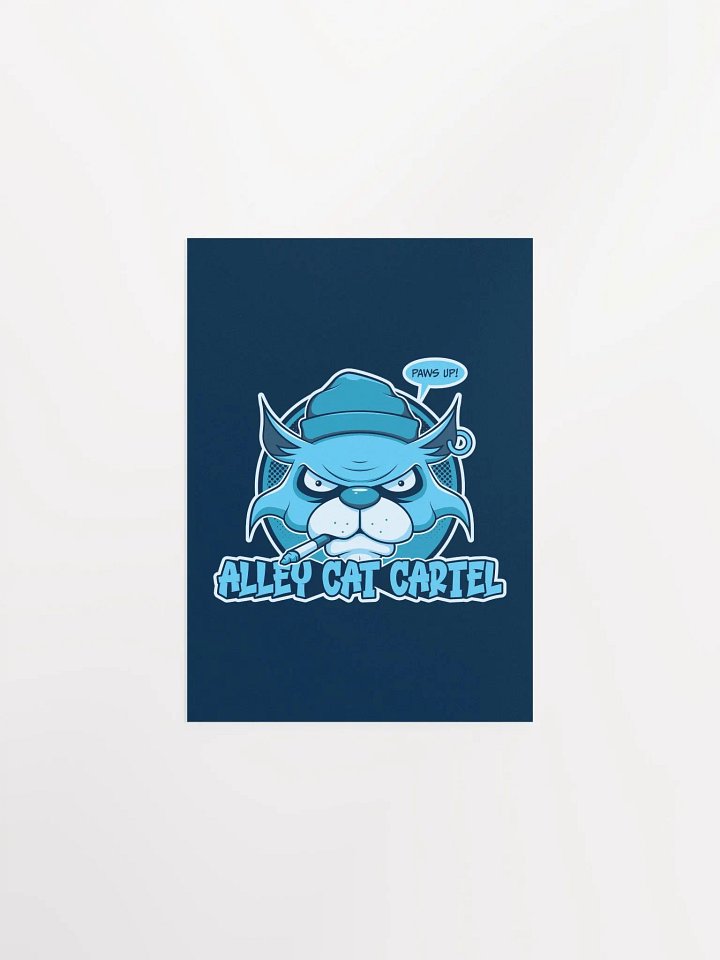 Alley Cat Cartel Poster – Funny Retro Cat Lover Wall Art product image (10)