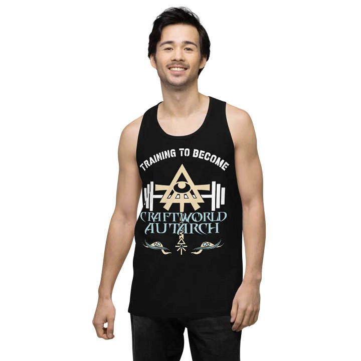 Training to Become Craftworld Autarch - Warhammer Aeldari Gym Tank top product image (3)