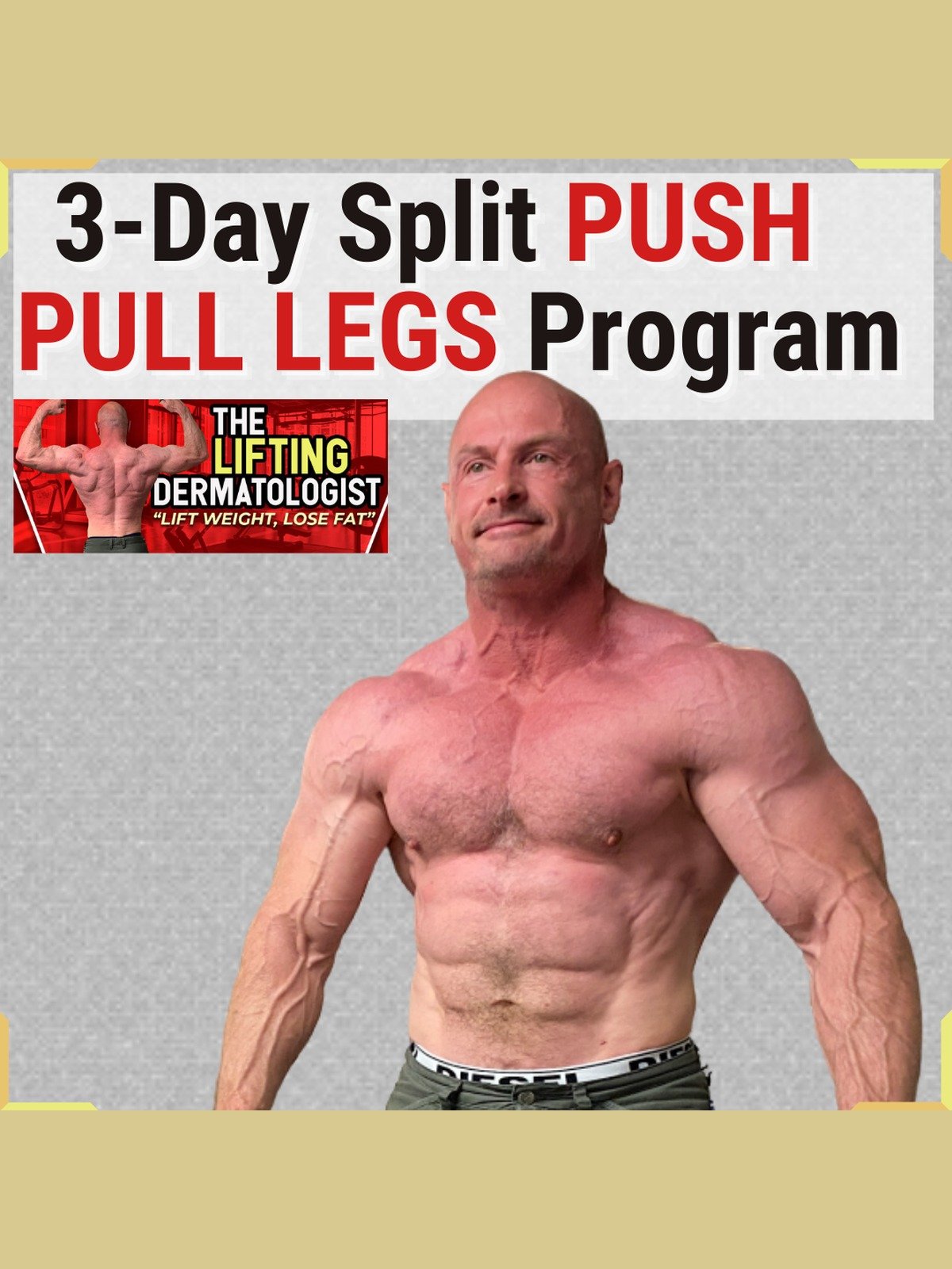 3-Day Split: Push, Pull, Legs PROGRAM product image (1)