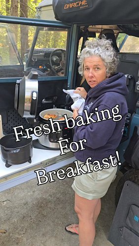 Proof that you don't have to sacrifice fresh baking just because you're off-grid. Powered completely by our solar setup, we f...