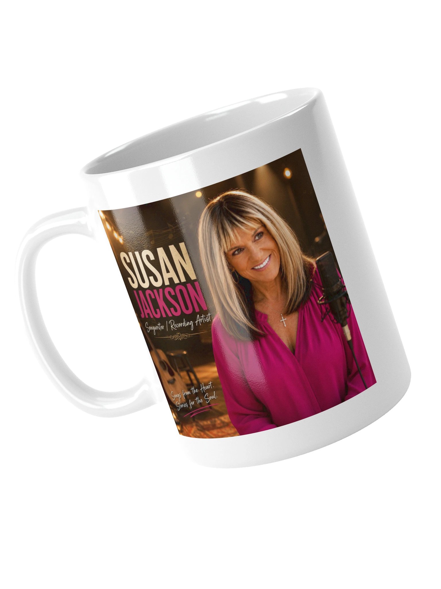 Susan Jackson White Glossy Mug product image (5)