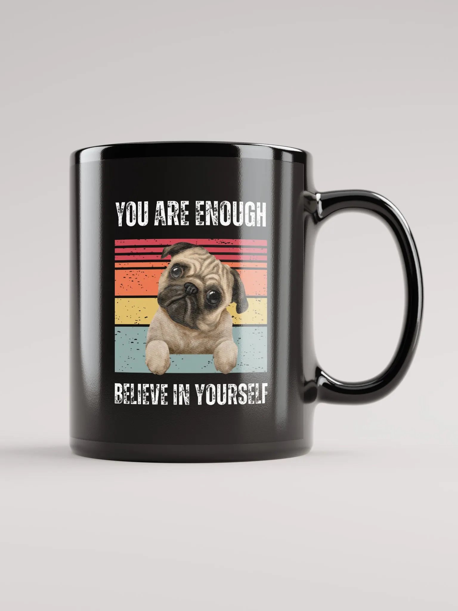 Curious Pug Colorful Mug product image (2)