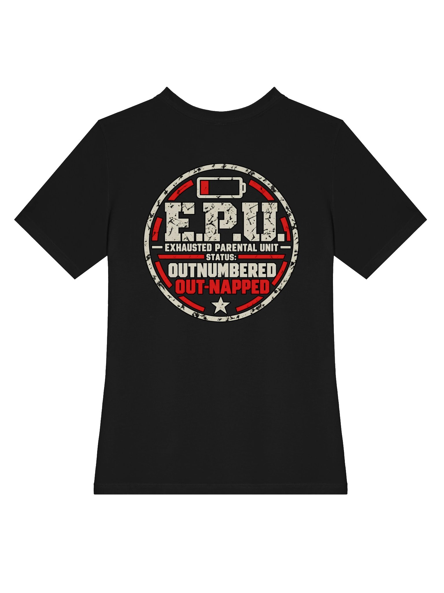 Outnumbered Out-Napped Women's Relaxed-Fit T-Shirt | Funny Mom Shirt | Exhausted Parental Unit product image (4)