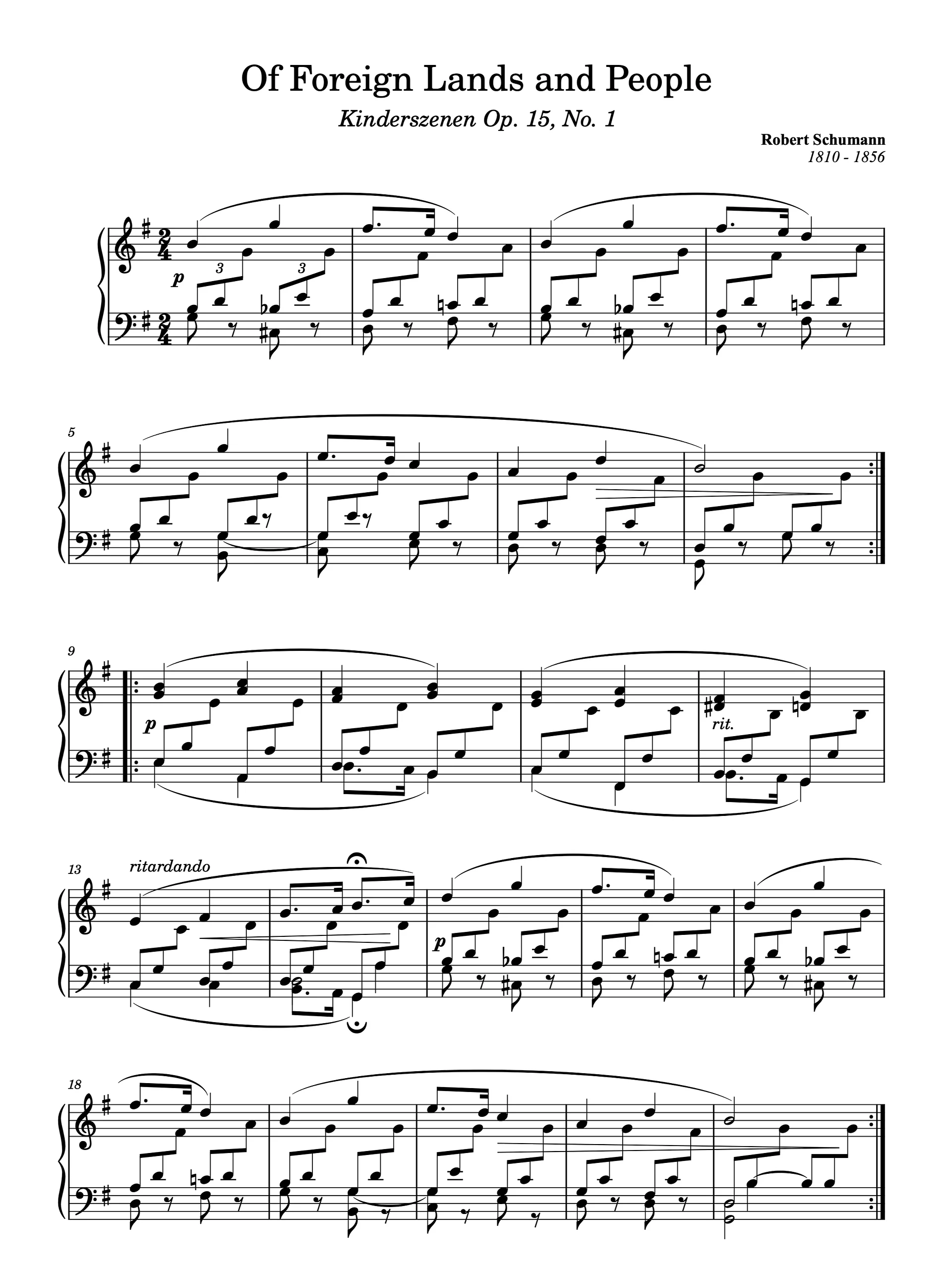 Of Foreign Lands and People, Op. 15, No. 1 product image (1)
