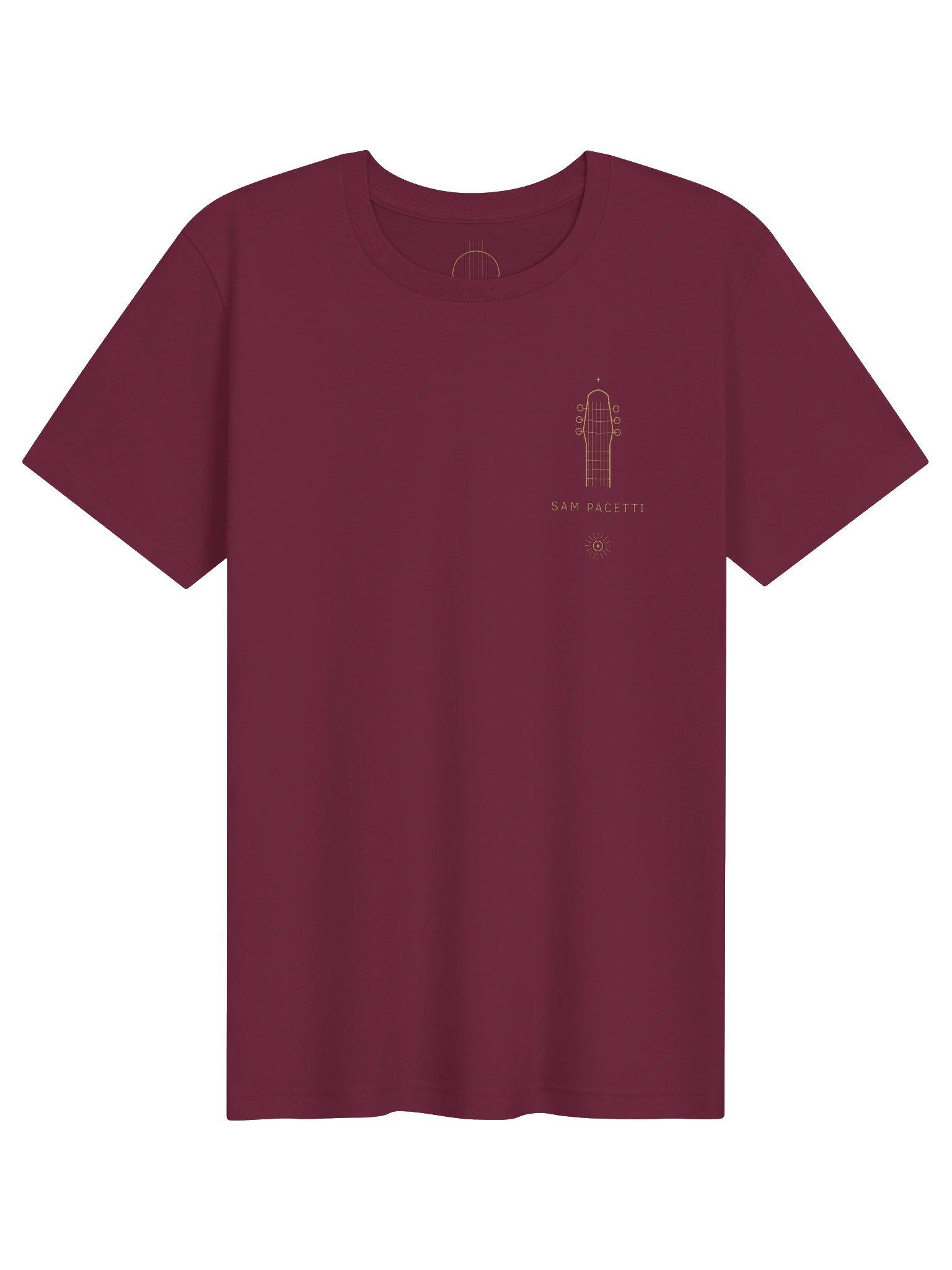 Sam Pacetti Sigil Tee in Maroon, Front