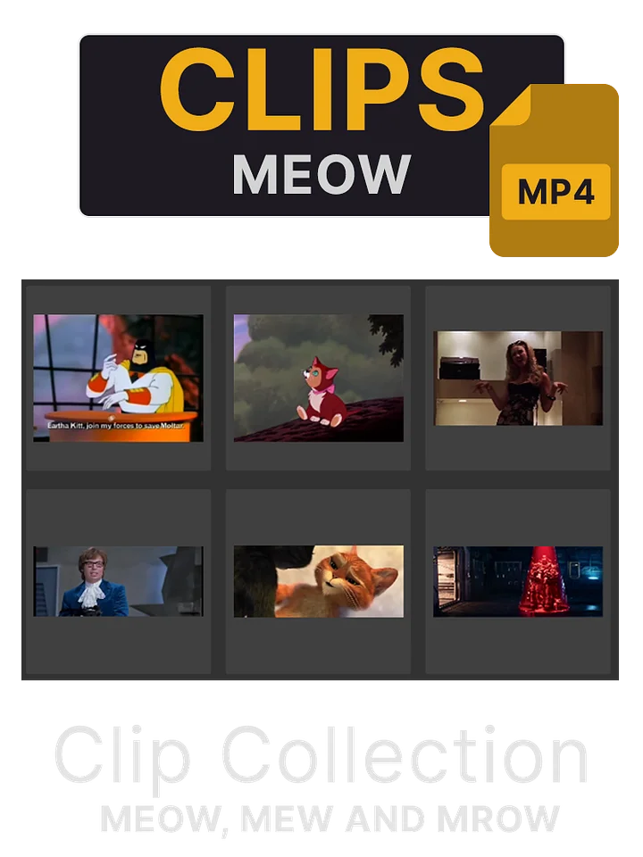 Clips: Meow (147x) product image (1)