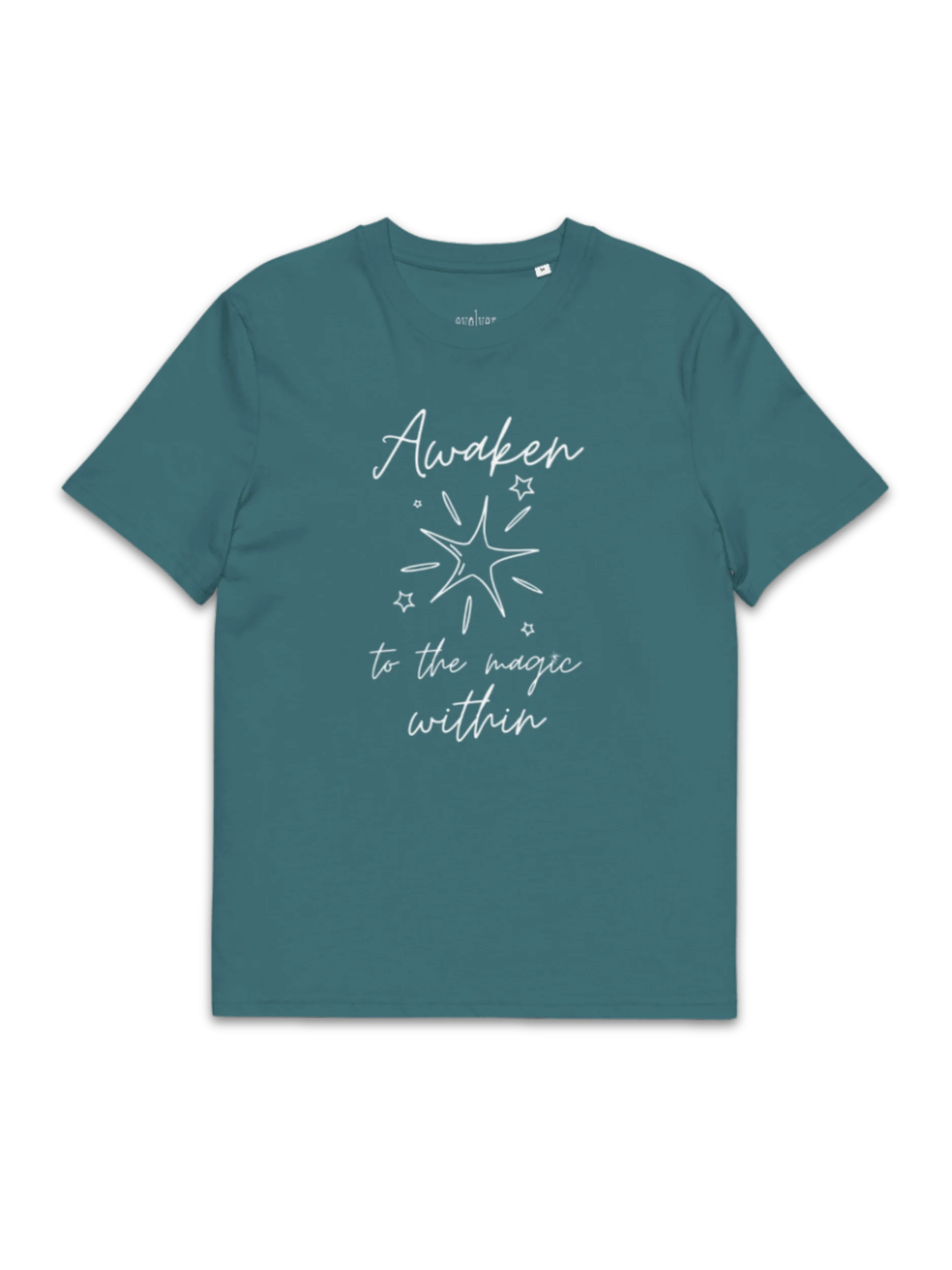 Awaken to the Magic Within: Organic Tee white lettering product image (1)
