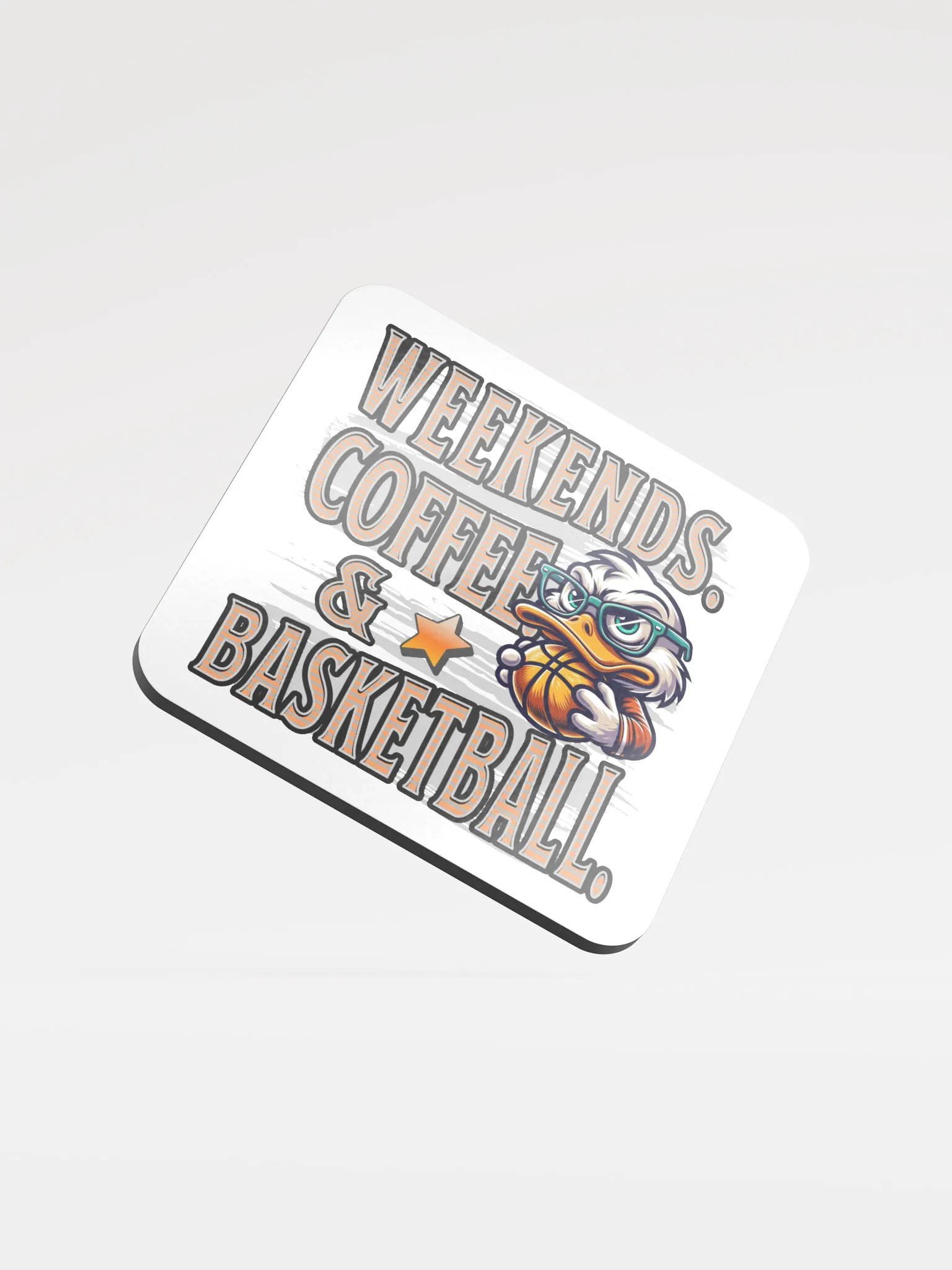 Weekends Coffee And Weekends Duck Vibes Cork Coaster product image (2)